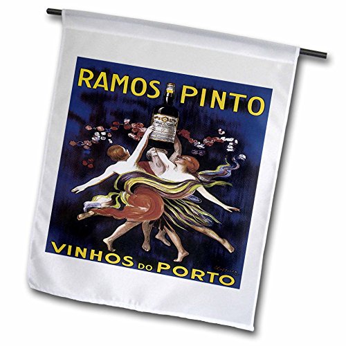 0499129961017 - 3DROSE FL_129961_1 VINTAGE RAMOS PINTO VINHOS DO PORTO ADVERTISING POSTER GARDEN FLAG, 12 BY 18-INCH