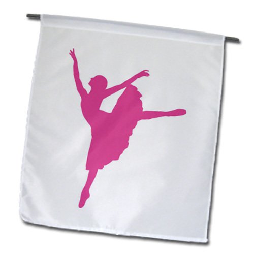 0499157853018 - 3DROSE FL_157853_1 TRIO OF BALLET DANCER GARDEN FLAG, 12 BY 18-INCH