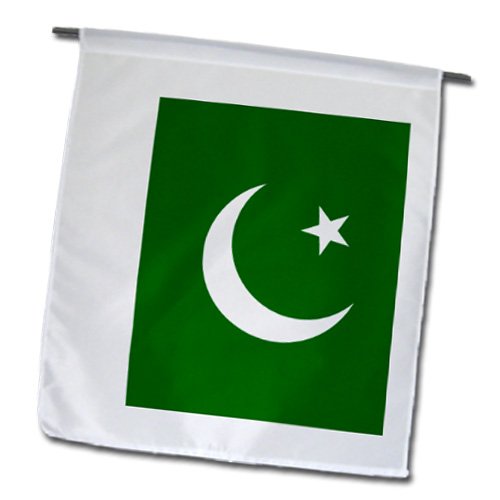 0499158405018 - INSPIRATIONZSTORE FLAGS - FLAG OF PAKISTAN - PAKISTANI DARK GREEN WITH WHITE CRESCENT MOON AND STAR ISLAMIC COUNTRY ASIA WORLD - 12 X 18 INCH GARDEN FLAG (FL_158405_1)