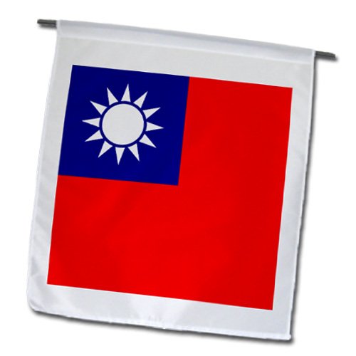 0499159810026 - INSPIRATIONZSTORE FLAGS - FLAG OF TAIWAN - FLAG OF THE REPUBLIC OF CHINA ROC - BLUE SKY WHITE SUN AND A WHOLLY RED EARTH. ASIA - 18 X 27 INCH GARDEN FLAG (FL_159810_2)