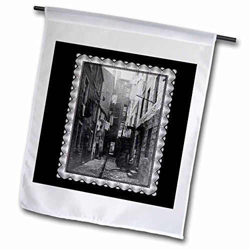 0499160785023 - BLN VINTAGE PHOTOGRAPHS OF HISTORY AND PEOPLE 1800S - 1900S - CLOSE NO 75 HIGH STREET OLD CLOSES AND STREETS OF GLASGOW, 1868 BY THOMAS ANNAN - 18 X 27 INCH GARDEN FLAG (FL_160785_2)