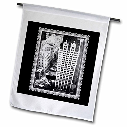 0499160842023 - BLN VINTAGE PHOTOGRAPHS OF HISTORY AND PEOPLE 1800S - 1900S - THE HOUSE OF A THOUSAND WINDOWS, NEW YORK CITY, 1912 BY ALVIN LANGDON COBURN CITY SCENE FROM THE AIR - 18 X 27 INCH GARDEN FLAG (FL_160842_2)
