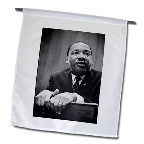 0499171661019 - 3DROSE FL_171661_1 IMAGE OF MARTIN LUTHER KING GARDEN FLAG, 12 BY 18-INCH