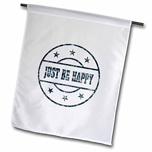 0499192684028 - PS INSPIRATIONS - JUST BE HAPPY - 18 X 27 INCH GARDEN FLAG (FL_192684_2)