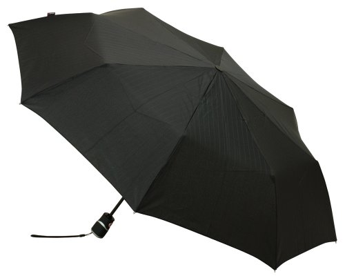 4995889967604 - KNIRPS FIBER T3 DUOMATIC FOLDING UMBRELLA ONE-TOUCH OPENING AND CLOSING PINSTRIPE (BLACK) KNF886-410 (JAPAN IMPORT)