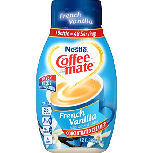0050000127511 - NESTLE COFFEE-MATE COFFEE CREAMER, FRENCH VANILLA, 8.25 OZ LIQUID SQUEEZE BOTTLE, PACK OF 1