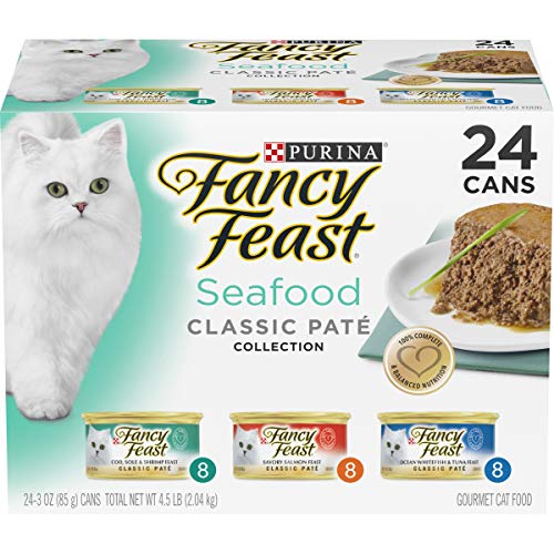 0050000215935 - FANCY FEAST WET CAT FOOD, CLASSIC, SEAFOOD FEAST VARIETY PACK, 3-OUNCE CAN, PACK