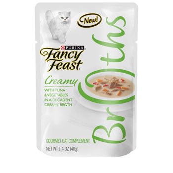 0050000293445 - FANCY FEAST BROTHS CREAMY TUNA & VEGETABLES CAT FOOD COMPLEMENT, 1.4 OZ.
