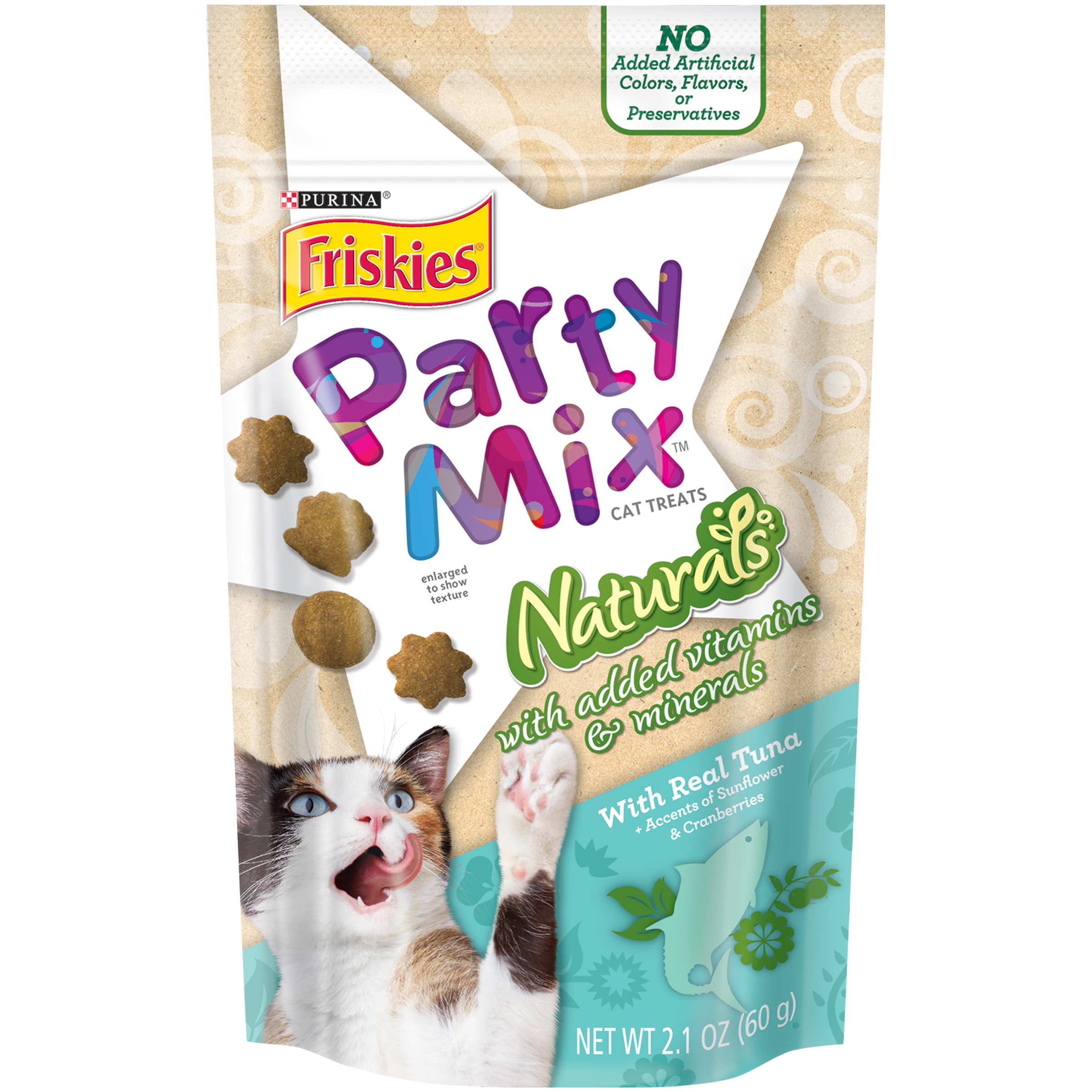 0050000294367 - PARTY MIX NATURALS TUNA CAT TREATS