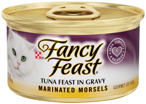 0050000404933 - FANCY FEAST WET CAT FOOD, MARINATED MORSELS, TUNA FEAST IN GRAVY, 3-OUNCE CAN, PACK OF 24