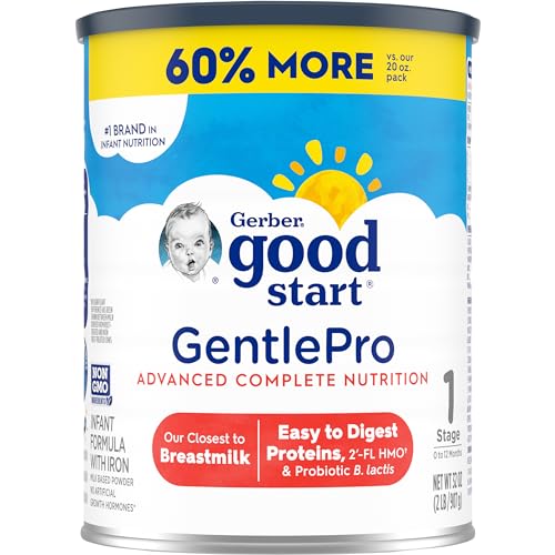 0050000472635 - GERBER GOOD START BABY FORMULA POWDER, GENTLEPRO, STAGE 1, 32 OUNCE (PACKAGE MAY VARY)