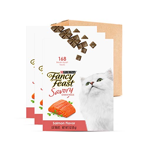 0050000542987 - PURINA FANCY FEAST LIMITED INGREDIENT CAT TREATS, SAVORY CRAVINGS SALMON FLAVOR - 9 OZ. BOX