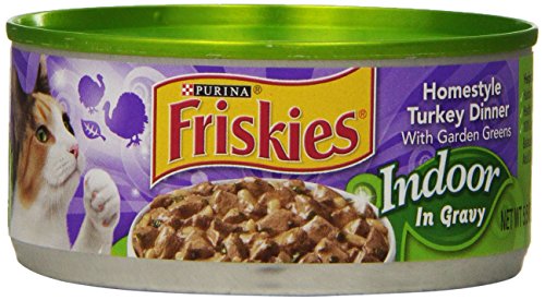 0050000574094 - FRISKIES WET CAT FOOD, INDOOR, HOMESTYLE TURKEY DINNER, 5.5-OUNCE CAN, PACK OF 24