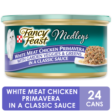 0050000574599 - FANCY FEAST WET CAT FOOD, ELEGANT MEDLEYS, WHITE MEAT CHICKEN PRIMAVERA WITH GAR