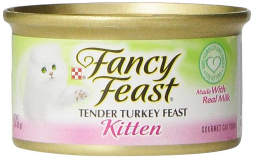 0050000575015 - FANCY FEAST WET CAT FOOD, KITTEN, TENDER TURKEY FEAST, 3-OUNCE CAN, PACK OF 24