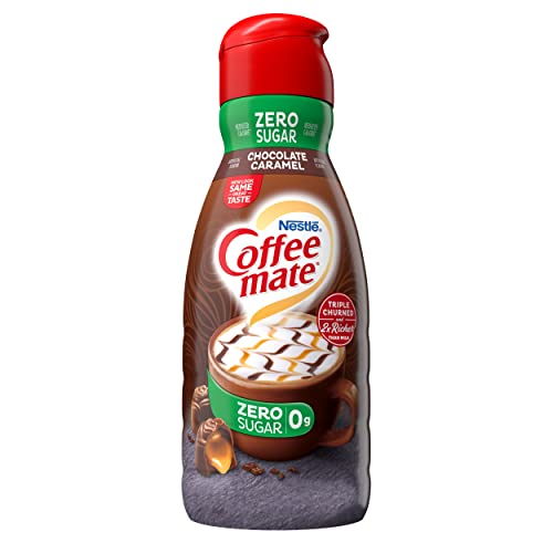 0050000591350 - NESTLE COFFEE MATE ZERO SUGAR CHOCOLATE CARAMEL LIQUID COFFEE CREAMER