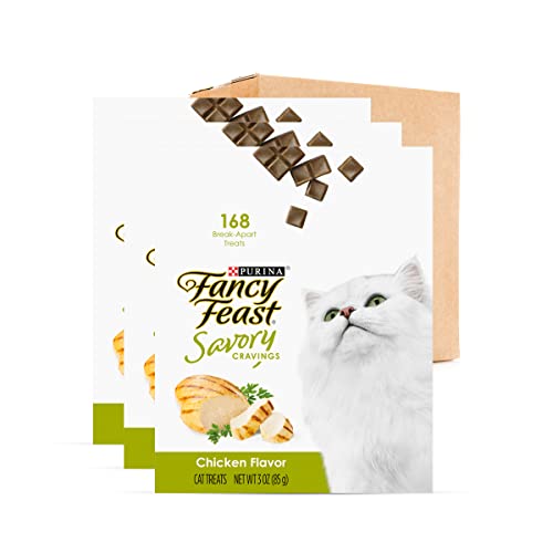 0050000659708 - PURINA FANCY FEAST LIMITED INGREDIENT CAT TREATS, SAVORY CRAVINGS CHICKEN FLAVOR - 9 OZ. BOX