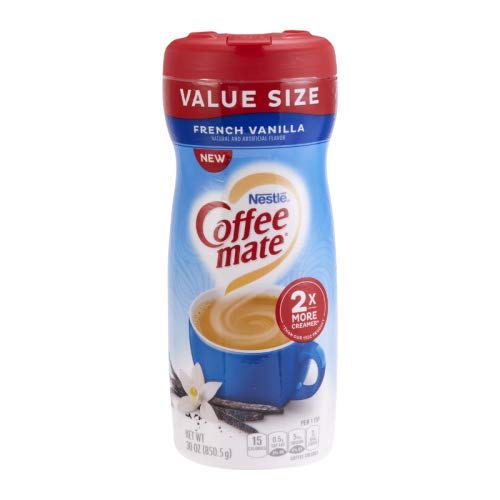 0050000971558 - COFFEE MATE VALUE SIZE FRENCH VANILLA POWDER COFFEE CREAMER 30 OZ. CANISTER