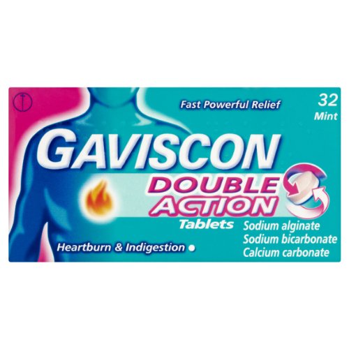 5000158066007 - GAVISCON DOUBLE ACTION TABLETS 32 MINT