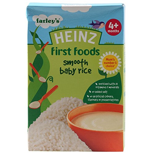 5000218005557 - HEINZ FIRST BABY FOODS , SMOOTH BABY RICE FROM 4 MONTHS