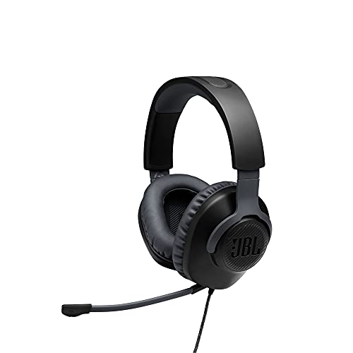 0050036369657 - JBL - QUANTUM 100 SURROUND SOUND GAMING HEADSET FOR PC, PS4, XBOX ONE, NINTENDO SWITCH, AND MOBILE DEVICES - BLACK