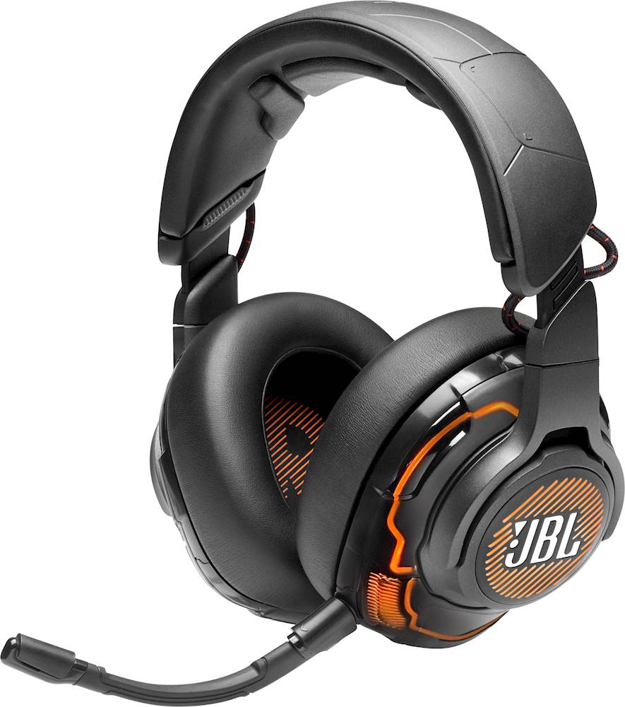 0050036369732 - JBL - QUANTUM ONE RGB WIRED DTS HEADPHONE:X V2.0 GAMING HEADSET FOR PC, PS4, XBOX ONE, NINTENDO SWITCH AND MOBILE DEVICES - BLACK