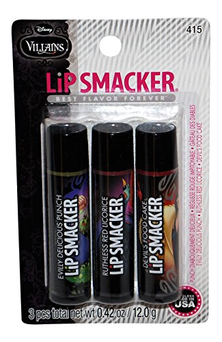 0050051434156 - LIP SMACKERS BEST FLAVOR FOREVER DISNEY VILLAINS LIP COLLECTION - 1 PACK OF 3