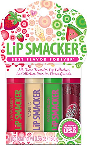 0050051434194 - LIP SMACKER ALL-TIME FAVORITES LIP GLOSS COLLECTION, 4 COUNT