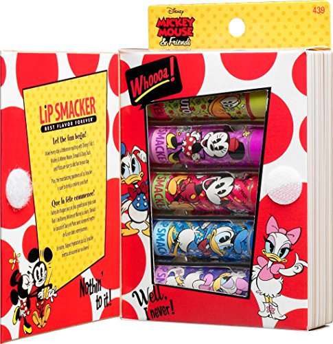 0050051434392 - LIP SMACKER DISNEY STORY BOOK MICKEY MOUSE AND FRIENDS LIP GLOSS SET, 5 COUNT