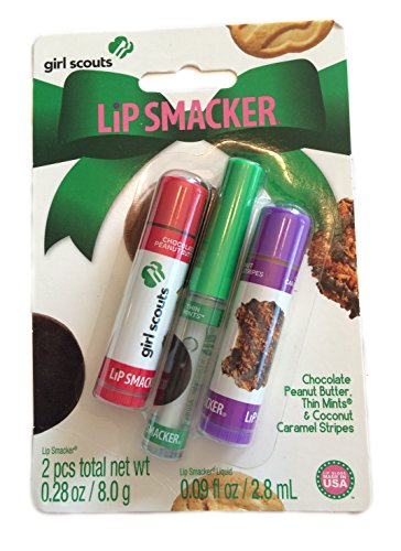 0050051485141 - BONNE BELL LIP SMACKER MERRY SHINY TRIO GIRL SCOUT COOKIE FLAVORS