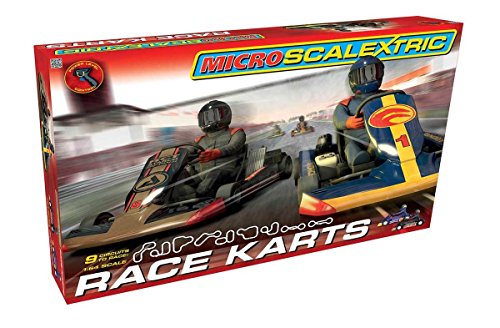 5010963611200 - SCALEXTRIC MICRO G1120T RACE KARTS 1:64 SLOT CAR RACE SET