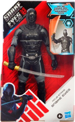 5010993729296 - HASBRO SNAKE EYES: G.I. JOE ORIGINS NINJA STRIKE SNAKE EYES COLLECTIBLE 12-INCH SCALE FIGURE WITH ACTION FEATURE, TOYS FOR KIDS AGES 4 AND UP