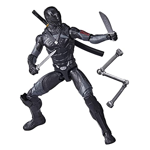 5010993738366 - HASBRO SNAKE EYES: G.I. JOE ORIGINS SNAKES EYES ACTION FIGURE COLLECTIBLE TOY WITH FUN ACTION FEATURE AND ACCESSORIES, TOYS FOR KIDS AGES 4 AND UP