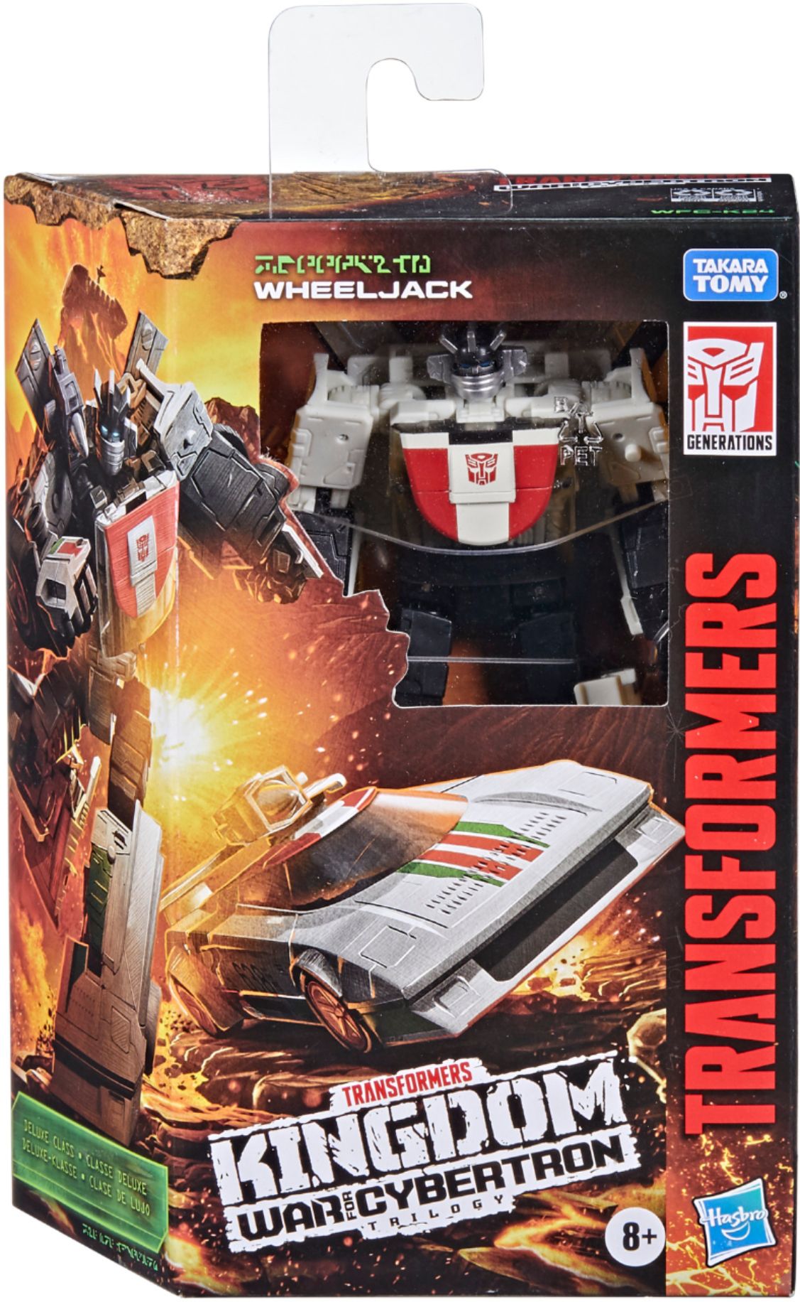5010993782239 - TRANSFORMERS TOYS GENERATIONS WAR FOR CYBERTRON: KINGDOM DELUXE WFC-K24 WHEELJACK ACTION FIGURE - KIDS AGES 8 AND UP, 5.5-INCH