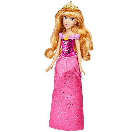 5010993785933 - DISNEY PRINCESS ROYAL SHIMMER AURORA DOLL, FASHION DOLL WITH SKIRT AND ACCESSORIES, TOY FOR KIDS AGES 3 AND UP