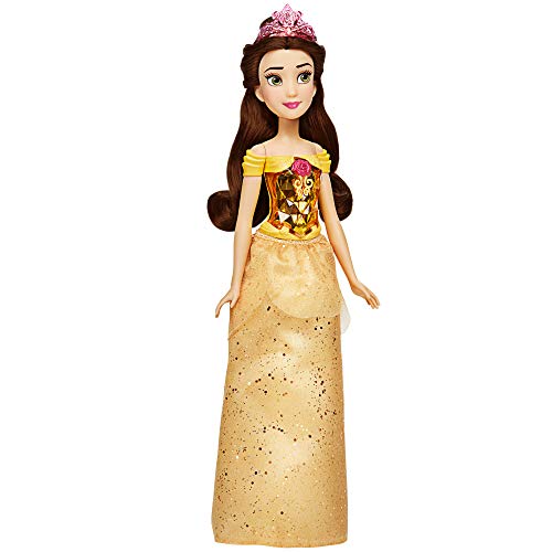 5010993785940 - DISNEY PRINCESS ROYAL SHIMMER BELLE DOLL, FASHION DOLL WITH SKIRT AND ACCESSORIES, TOY FOR KIDS AGES 3 AND UP