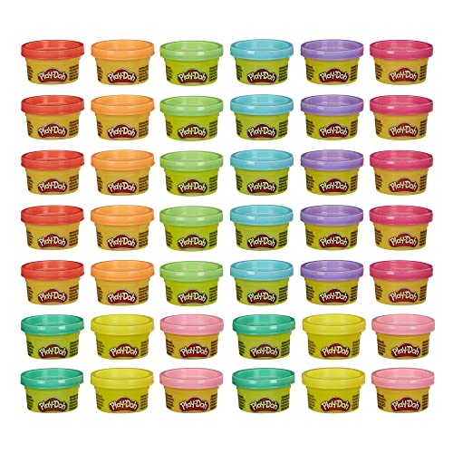 5010993788651 - PLAY-DOH HANDOUT 42-PACK OF 1-OUNCE NON-TOXIC MODELING COMPOUND FOR KID PARTY FAVORS, TRICK OR TREAT, CLASSROOM PRIZES, SCHOOL SUPPLIES, ASSORTED COLORS, AGES 2 AND UP (AMAZON EXCLUSIVE)