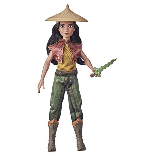 5010993793495 - DISNEY RAYA AND THE LAST DRAGON RAYAS ADVENTURE STYLES, FASHION DOLL WITH CLOTHES, SHOES, AND SWORD ACCESSORY, TOY FOR KIDS 3 YEARS AND UP