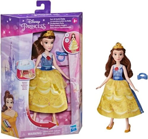 5010993838486 - DISNEY PRINCESS SPIN AND SWITCH BELLE