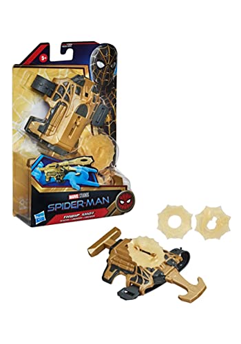 5010993842506 - SPIDER-MAN MARVEL THWIP SHOT BLASTER ROLE PLAY TOY, INCLUDES 3 STRETCHY WEB PROJECTILES, FOR KIDS AGES 5 AND UP