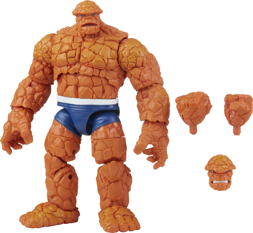 5010993842605 - HASBRO MARVEL LEGENDS SERIES RETRO FANTASTIC FOUR MARVELS THING 6-INCH ACTION FIGURE TOY, INCLUDES 3 ACCESSORY