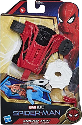 5010993842636 - SPIDER-MAN MARVEL STRETCH SHOT BLASTER ROLE PLAY TOY, INCLUDES 3 STRETCHY WEB PROJECTILES, FOR KIDS AGES 5 AND UP
