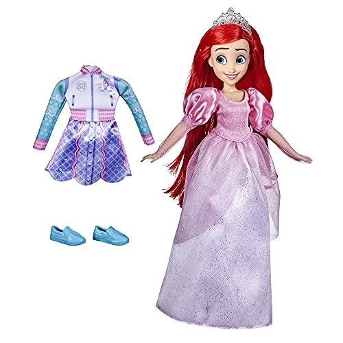 5010993843817 - DISNEY PRINCESS COMFY SQUAD COMFY TO CLASSIC ARIEL FASHION DOLL WITH EXTRA OUTFIT AND SHOES, TOY FOR GIRLS 5 YEARS AND UP