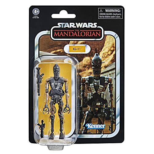 5010993866328 - STAR WARS THE VINTAGE COLLECTION IG-11 TOY, 3.75-INCH-SCALE THE MANDALORIAN ACTION FIGURE AND BLASTER ACCESSORY, TOYS FOR KIDS AGES 4 AND UP