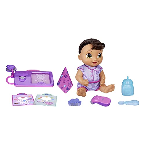 5010993897629 - BABY ALIVE LULU ACHOO DOLL, 12-INCH INTERACTIVE DOCTOR PLAY TOY WITH LIGHTS, SOUNDS, MOVEMENTS AND TOOLS, KIDS 3 AND UP, BROWN HAIR