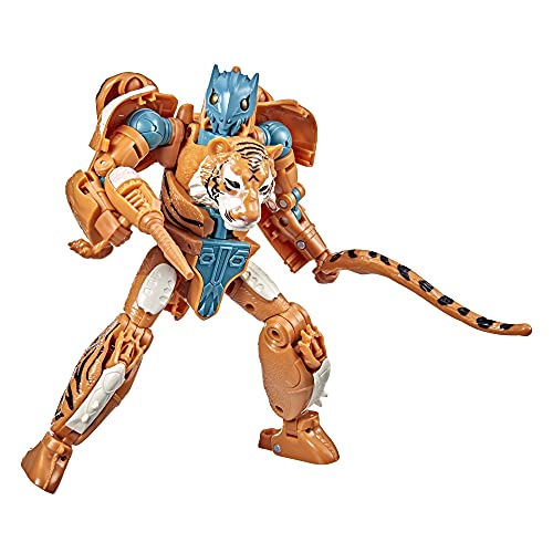 5010993919581 - TRANSFORMERS GENERATIONS WAR FOR CYBERTRON GOLDEN DISK COLLECTION CHAPTER 3, MUTANT TIGATRON, AMAZON EXCLUSIVE, AGES 8 AND UP, 7-INCH