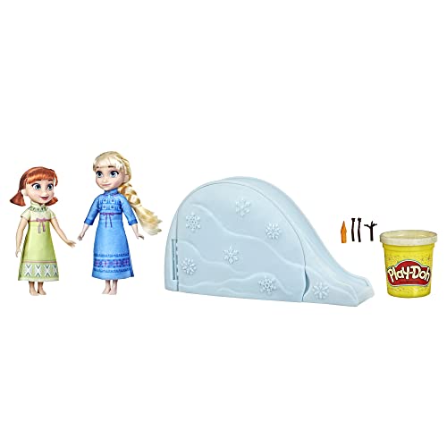 5010993930692 - DISNEYS FROZEN SISTER SNOW MAGIC, NON-TOXIC PLAY-DOH PLAYSET, YOUNG ANNA AND ELSA DOLLS, TOY FOR KIDS 3 YEARS OLD AND UP