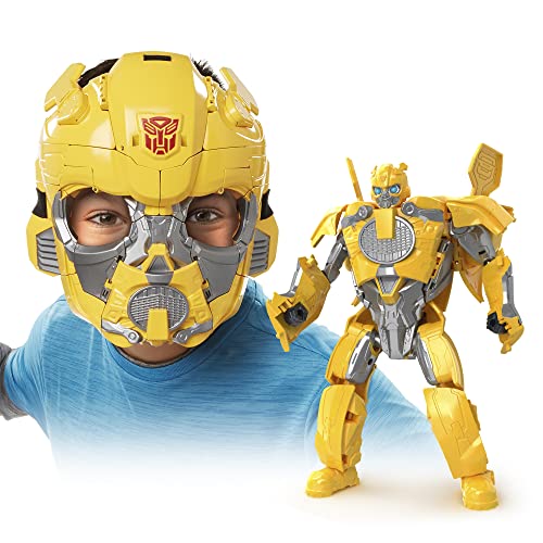 5010993941094 - TRANSFORMERS TOYS RISE OF THE BEASTS MOVIE BUMBLEBEE 2-IN-1 CONVERTING ROLEPLAY MASK ACTION FIGURE FOR AGES 6 AND UP, 9-INCH