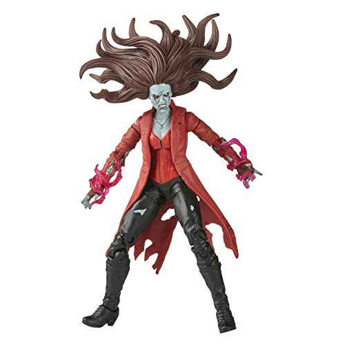 5010993942701 - MARVEL LEGENDS SERIES MCU DISNEY PLUS WHAT IF ZOMBIE SCARLET WITCH ACTION FIGURE 6-INCH COLLECTIBLE TOY, 2 ACCESSORIES AND 1 BUILD-A-FIGURE PART