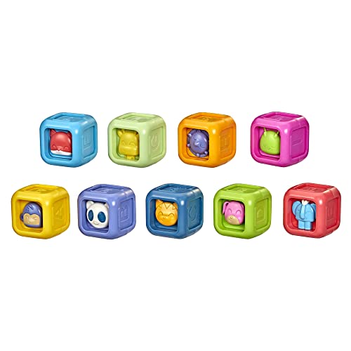 5010993959884 - PLAYSKOOL CRITTER BUILDING BLOCKS, TODDLER AND BABY TOY BLOCKS FOR AGES 6 MONTHS AND UP (AMAZON EXCLUSIVE)